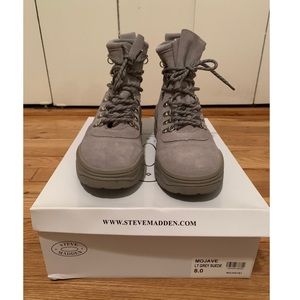 grey steve maddens